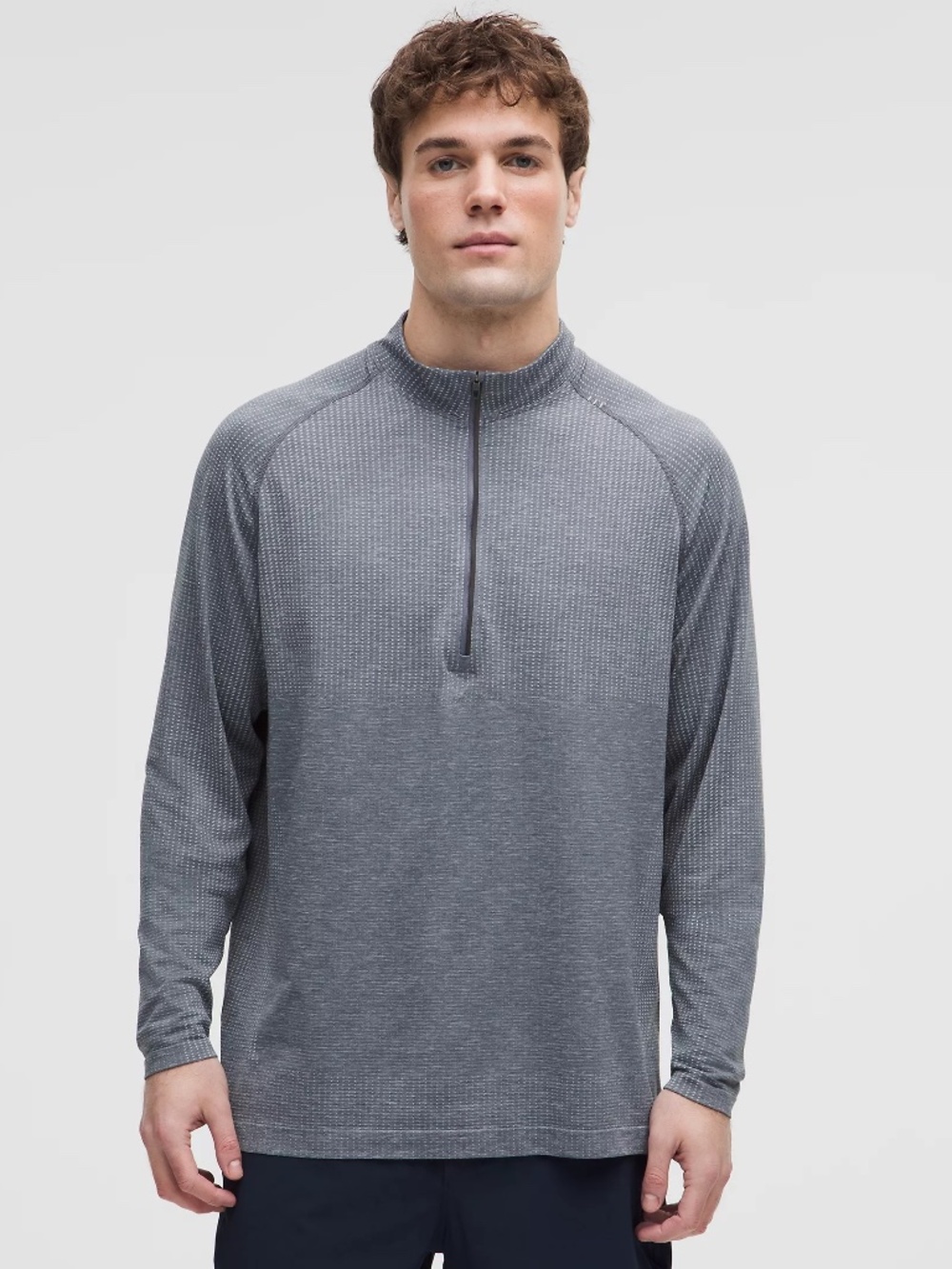 Lululemon Metal Vent Tech Half Zip - Vapor/Solar Grey